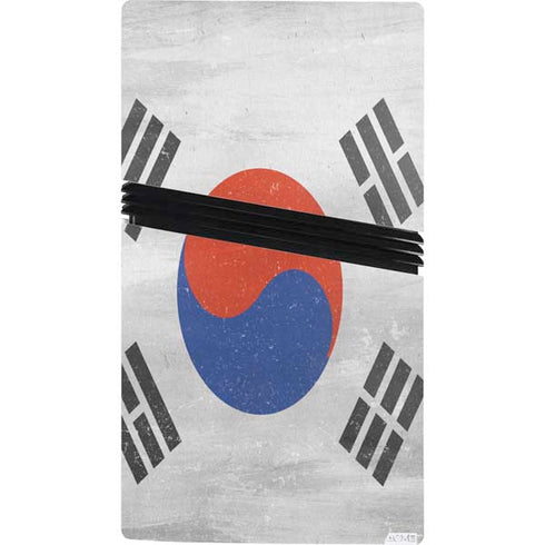South Korean Flag Distressed PS5 Pro Bundle Skin